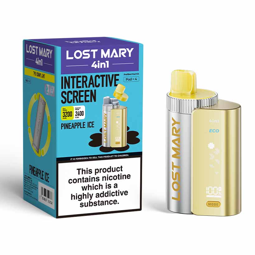 Lost Mary 4In1 Disposable Vape Kit - Pineapple Ice