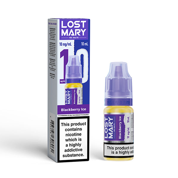 Lost Mary 10ml Nic Salts (10mg) - Blackberry Ice