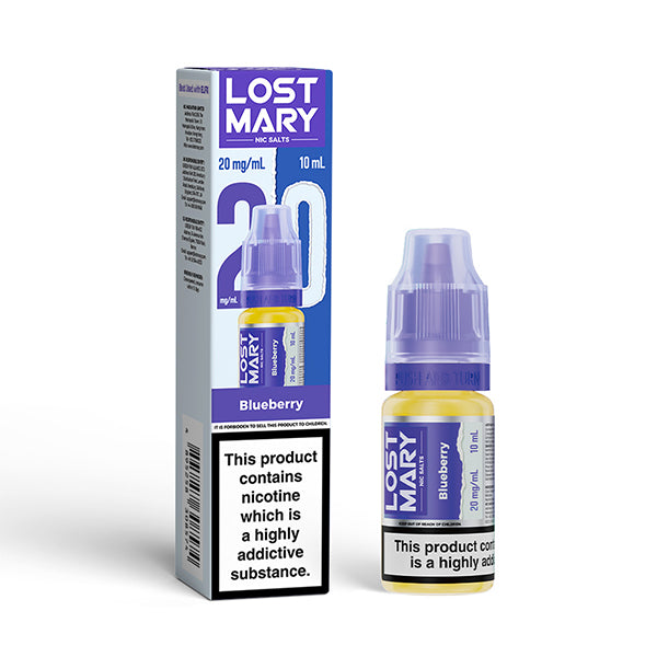 Lost Mary 10ml Nic Salts (20mg) - Blueberry