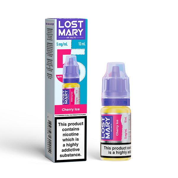 Lost Mary 10ml Nic Salts (5mg) - Cherry Ice