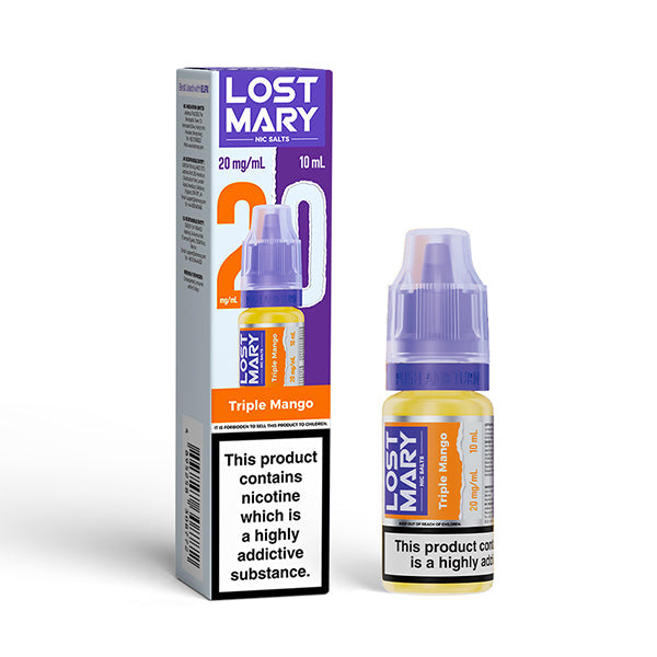 Lost Mary 10ml Nic Salts (20mg) - Triple Mango