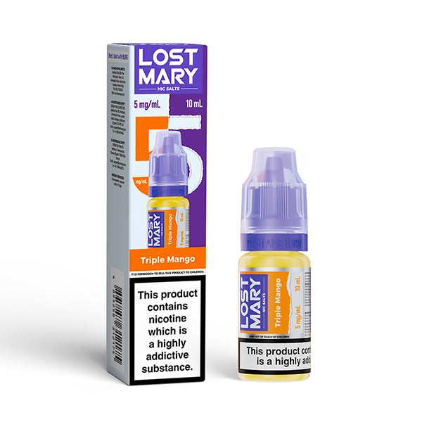 Lost Mary 10ml Nic Salts (5mg) - Triple Mango