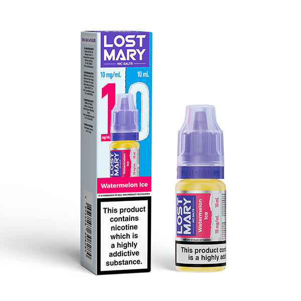 Lost Mary 10ml Nic Salts (10mg) - Watermelon Ice
