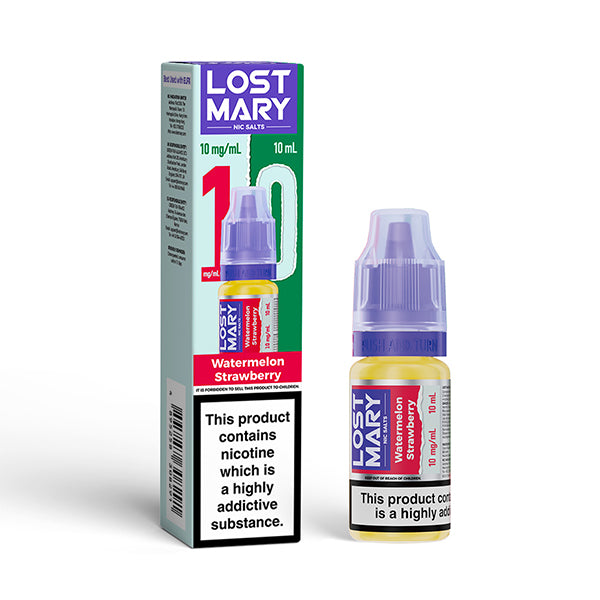 Lost Mary 10ml Nic Salts (10mg) - Watermelon Strawberry