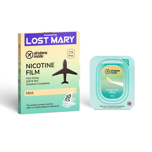 Lost Mary Airplane Mode Mint Nicotine Film