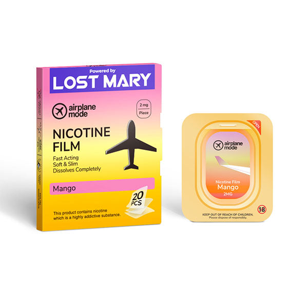 Lost Mary Airplane Mode Mango Nicotine Film