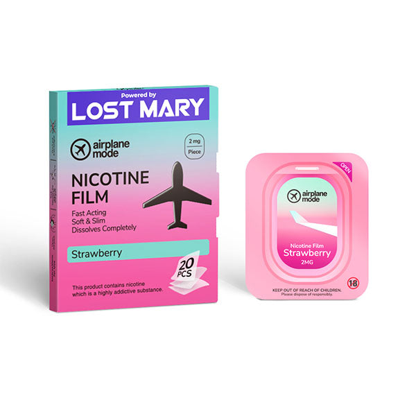 Lost Mary Airplane Mode Strawberry Nicotine Film