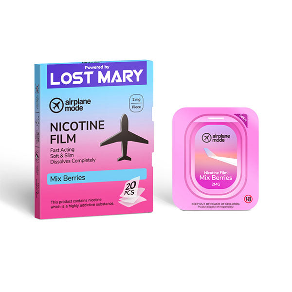 Lost Mary Airplane Mode Mix Berries Nicotine Film