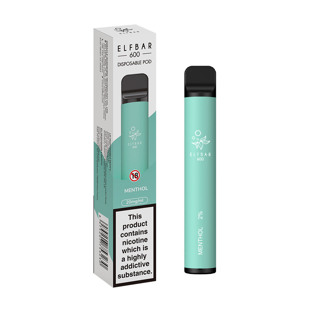 Elf Bar 600 Disposable Vape Device 20mg