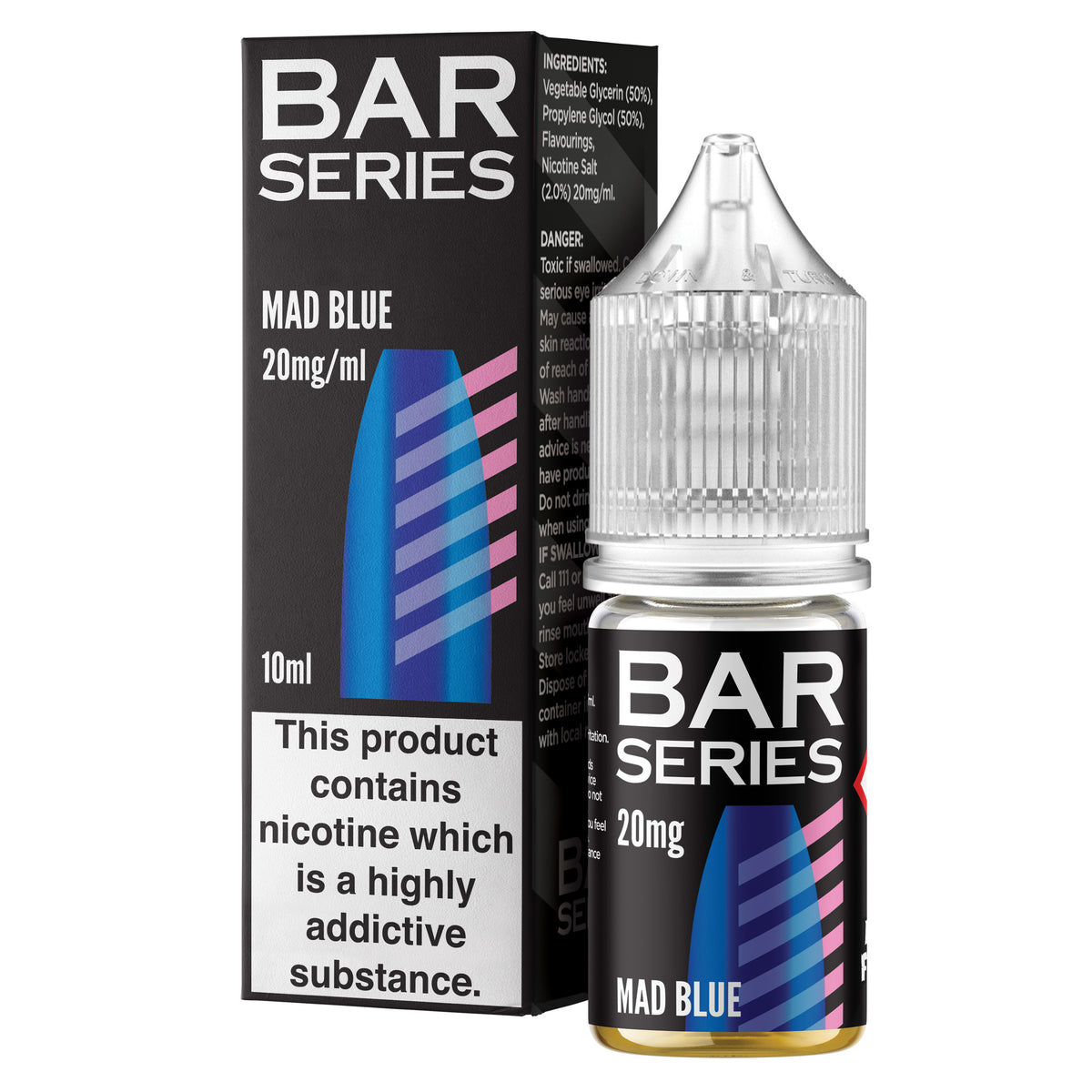 Bar Series Mad Blue 10ml Nic Salt - 20mg