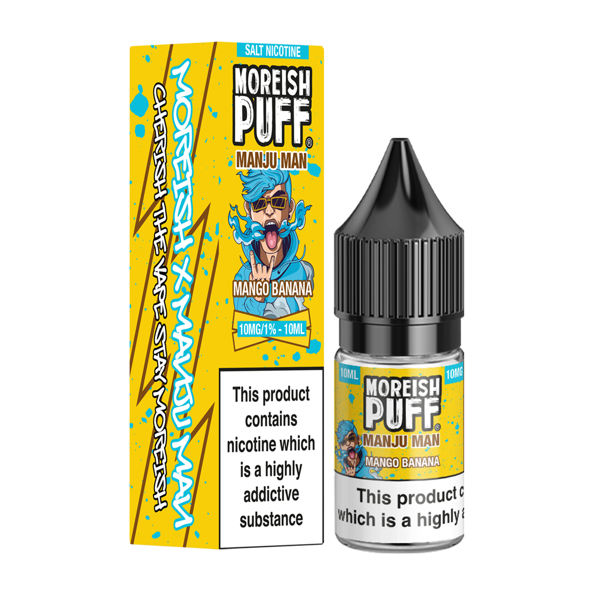 Moreish Puff Manju Man 10ml Nic Salt 10mg