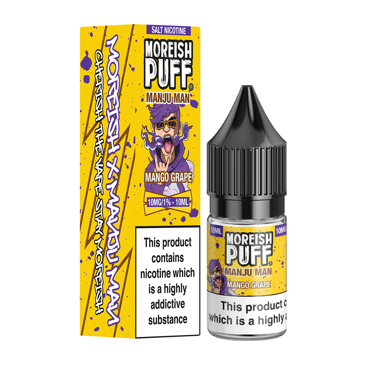 Moreish Puff Manju Man 10ml Nic Salt 10mg