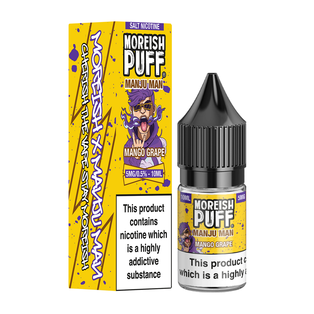 Moreish Puff Manju Man 10ml Nic Salt 5mg