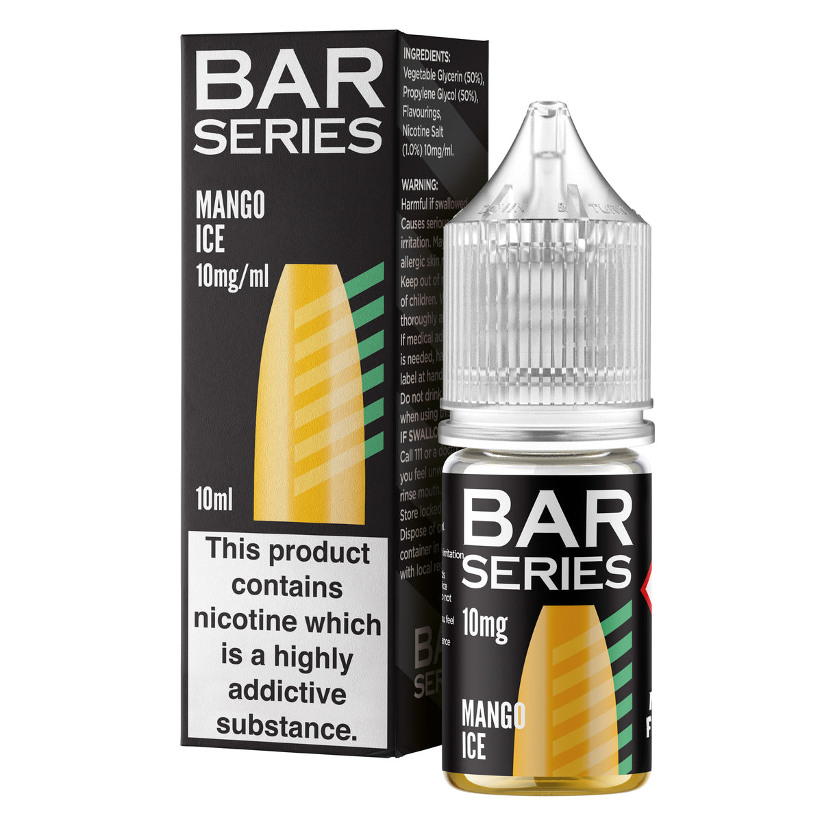 Bar Series Mango Ice 10ml Nic Salt - 10mg