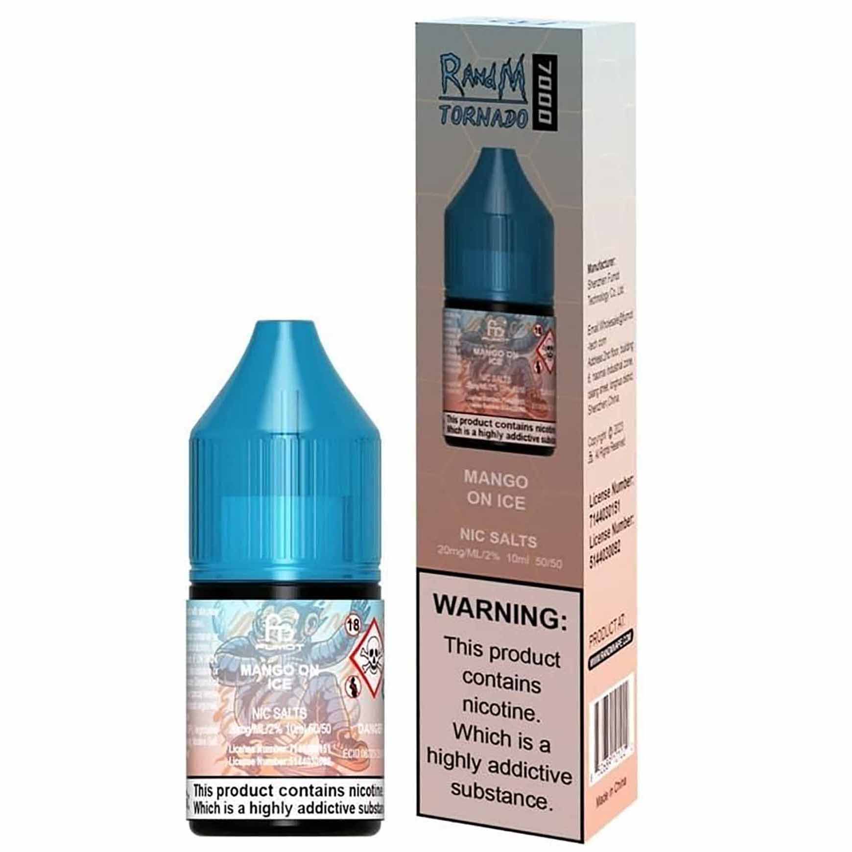 RandM 7000 Mango on Ice Nic Salt 10ml