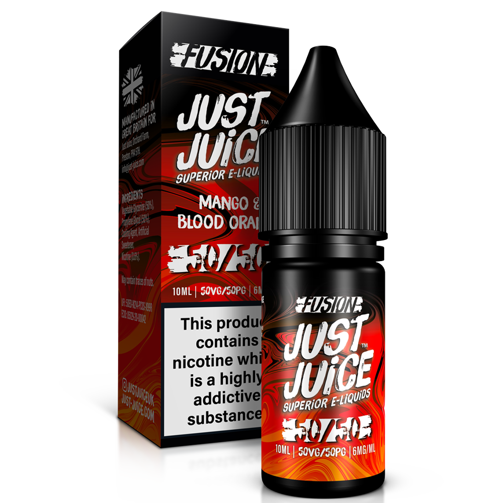 Just Juice Fusion Mango & Blood Orange on Ice 10ml E-Liquid
