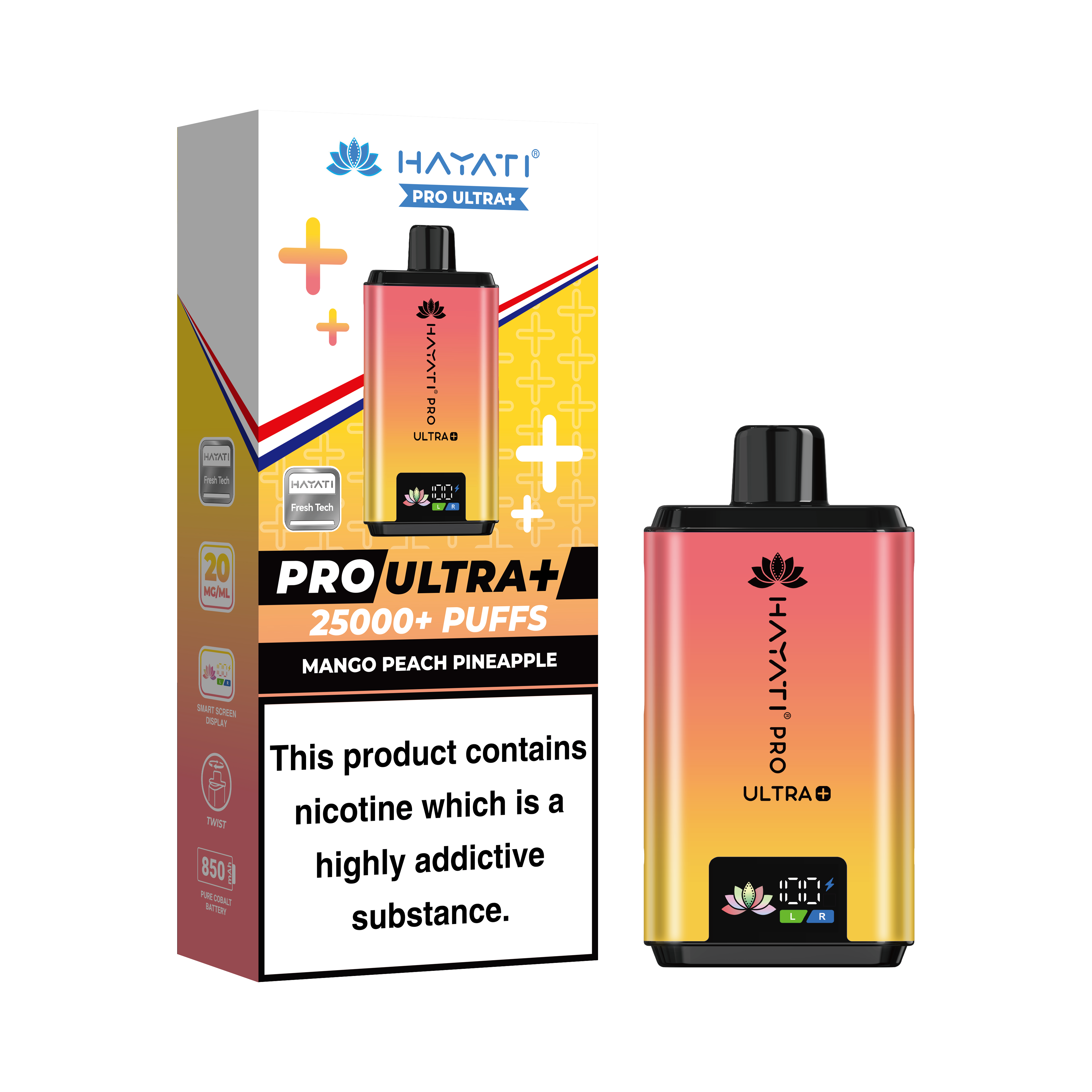 Hayati Pro Ultra + 25K Prefilled Pod Kit