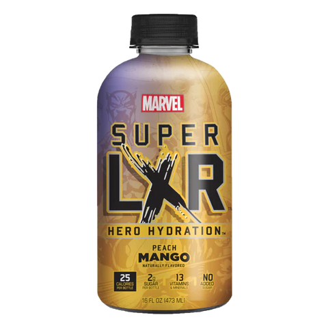 AriZona x Marvel Super LXR Peach Mango Hydration Drink