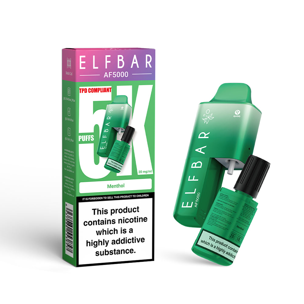 Elf Bar AF5000 Disposable Vape - Menthol