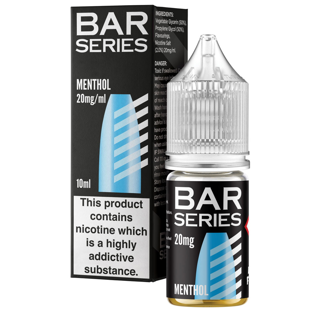 Bar Series Menthol 10ml Nic Salt - 20mg