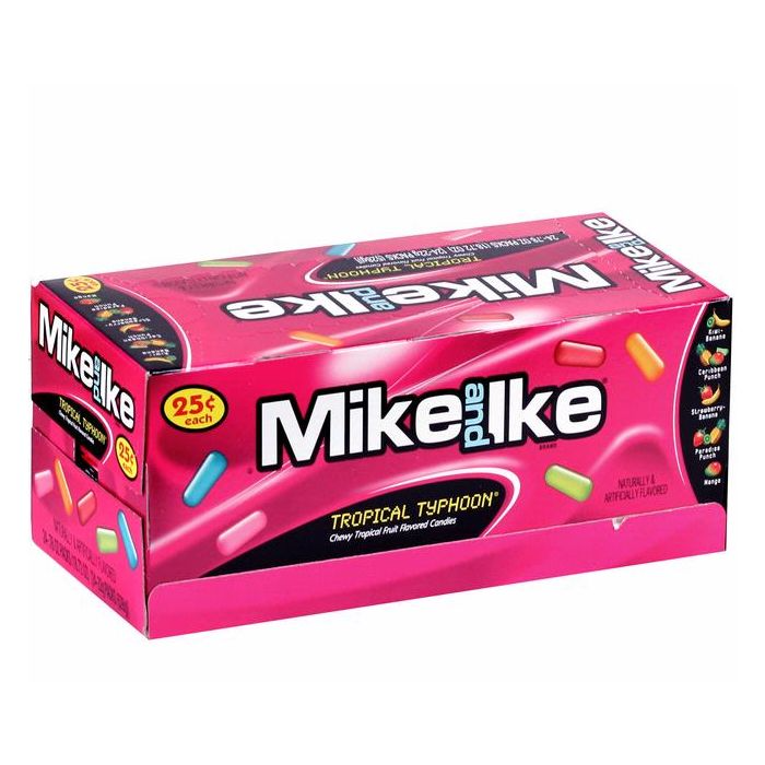 Mike and Ike Candy Tropical Typhoon 0.78oz (22g) - 24CT