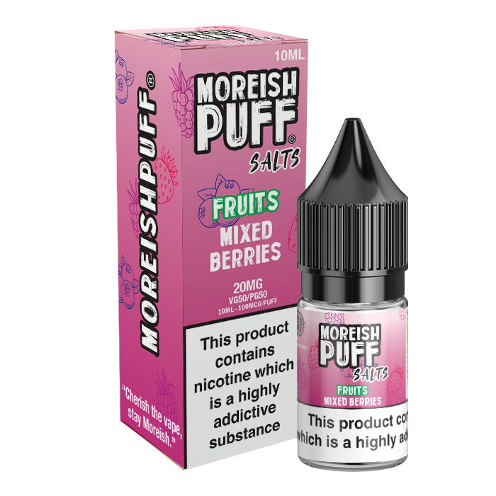 Moreish Puff Fruits 10ml Nic Salt 20mg