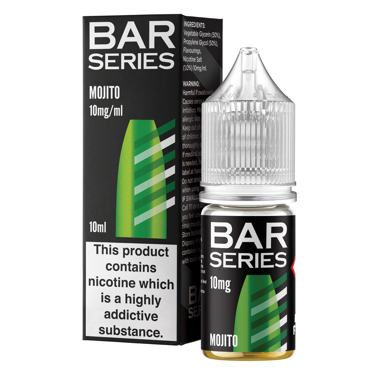 Bar Series Mojito 10ml Nic Salt - 10mg