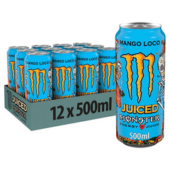 Monster Energy Mango Loco Cans 500ml 12pk (Shipping Restricted)