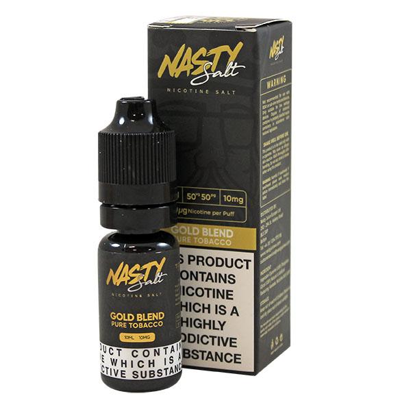 Nasty Juice Salt Gold Blend 10ml Nic Salt E-Liquid 10mg