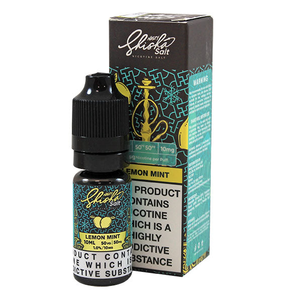 Nasty Juice Shisha Salt Lemon Mint 10ml Nic Salt E-Liquid 20mg