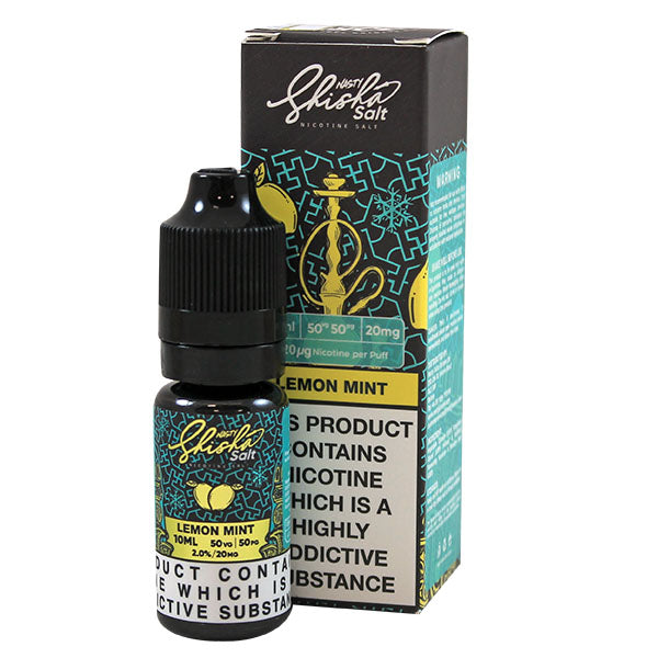 Nasty Juice Shisha Salt Lemon Mint 10ml Nic Salt E-Liquid 10mg