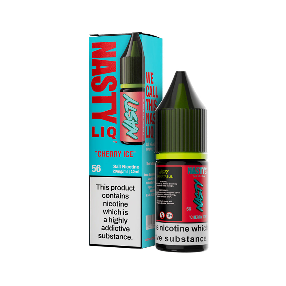 Cherry Ice Nic Salt by Nasty Juice - Nic Salts UK