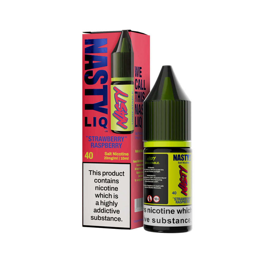 Strawberry Raspberry Nic Salt by Nasty Juice - Nic Salts UK