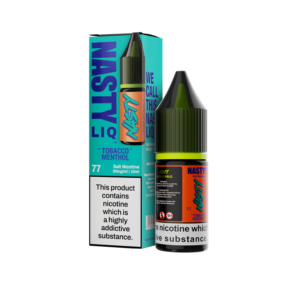 Tobacco Menthol Nic Salt by Nasty Juice - Nic Salts UK