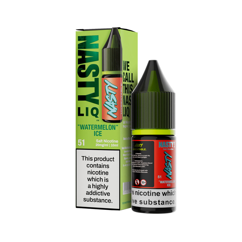 Watermelon Ice Nic Salt by Nasty Juice - Nic Salts UK