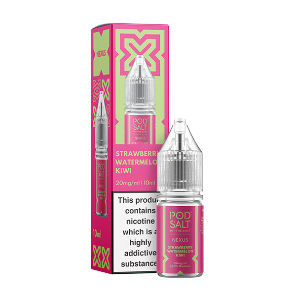 Pod Salt Nexus Strawberry Watermelon Kiwi 10ml Nic Salt