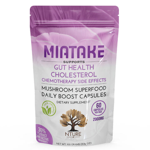 NTURE Miatake Mushroom Capsules 2000mg 60pk