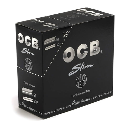 OCB Premium Slim Rolling Papers 50 Booklets