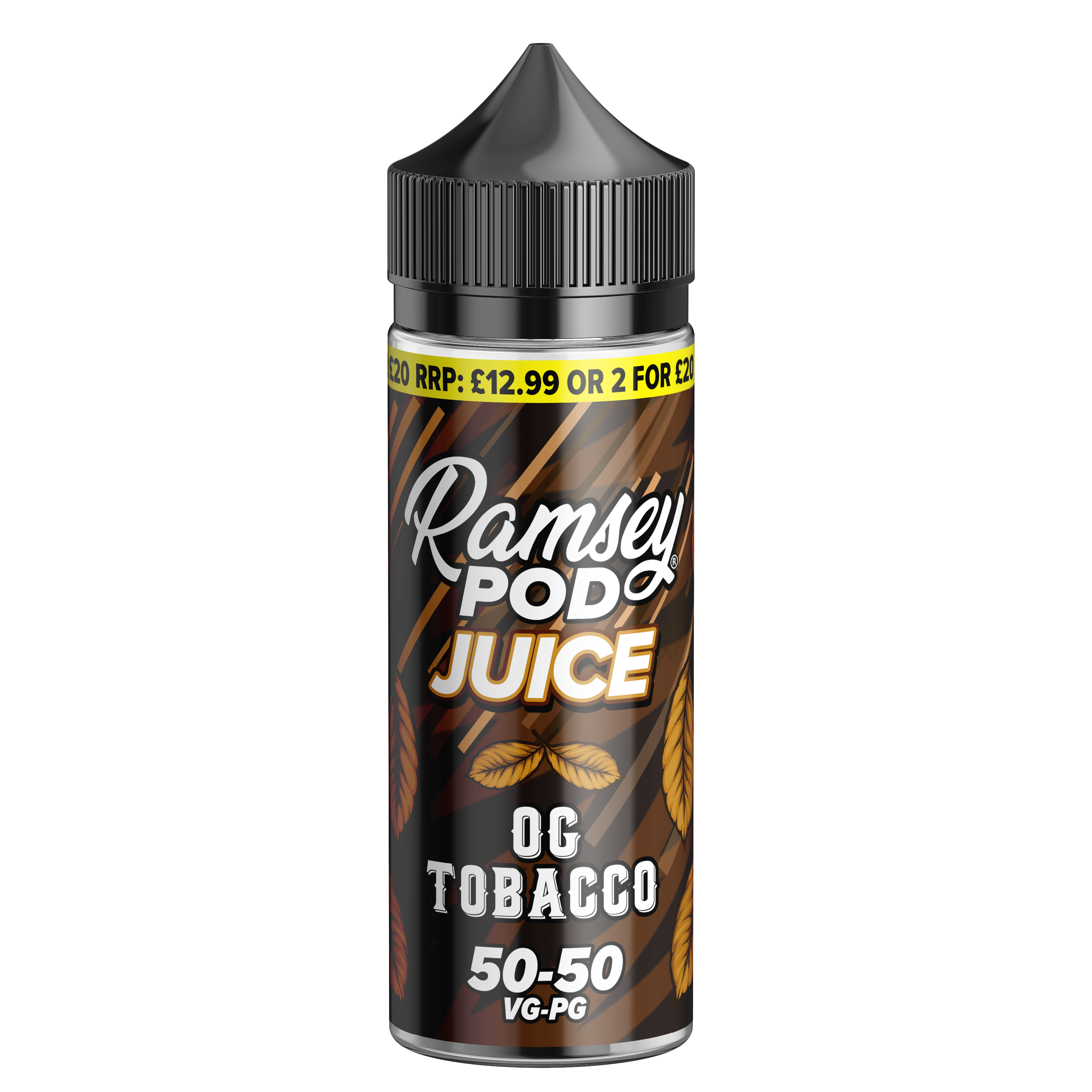 Ramsey Pod Juice OG Tobacco 0mg 100ml Shortfill E-Liquid