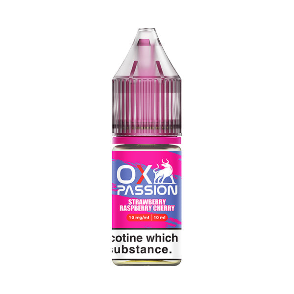 Strawberry Raspberry Cherry Nic Salt by Ox Passion - Nic Salts UK