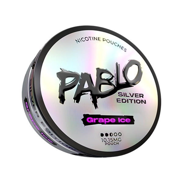 Pablo Silver Edition Nicotine Pouches 10mg - Grape Ice