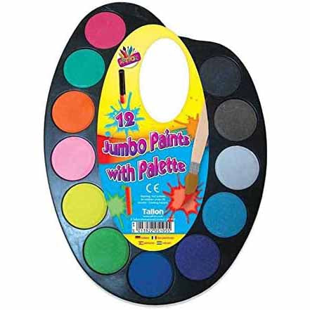 Artbox Jumbo Paints on Palette 12pk