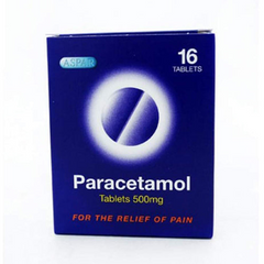 Aspar Paracetamol Tablets 500mg 12 x 16pk