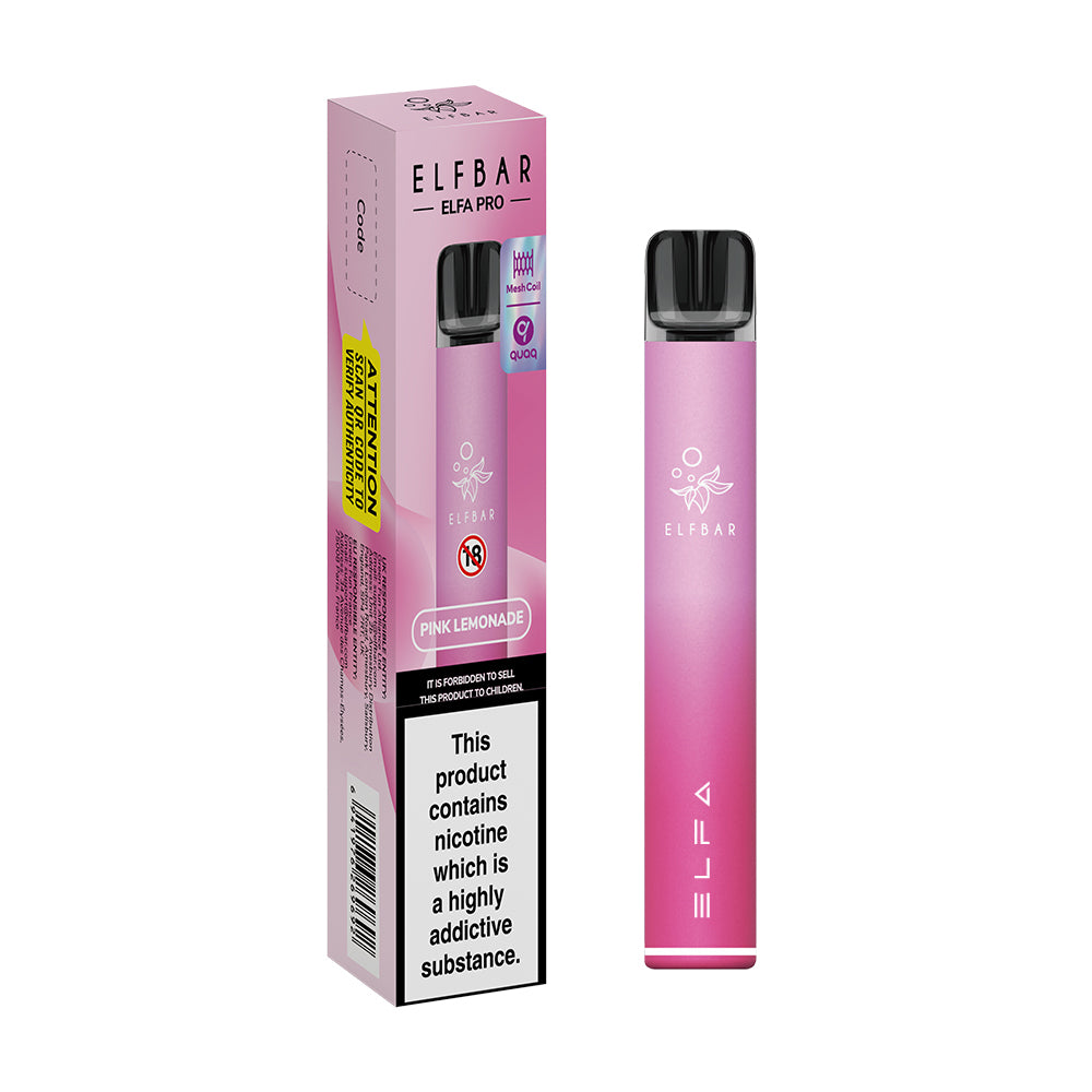 Elf Bar Elfa Pro Pod Kit - Aurora Pink - SINGLE