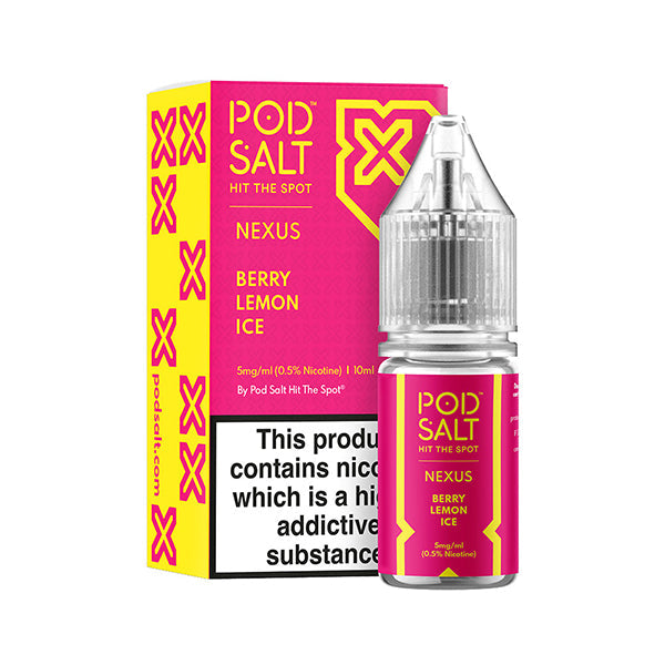 Berry Lemon Ice Nic Salt by Pod Salt - Nic Salts UK