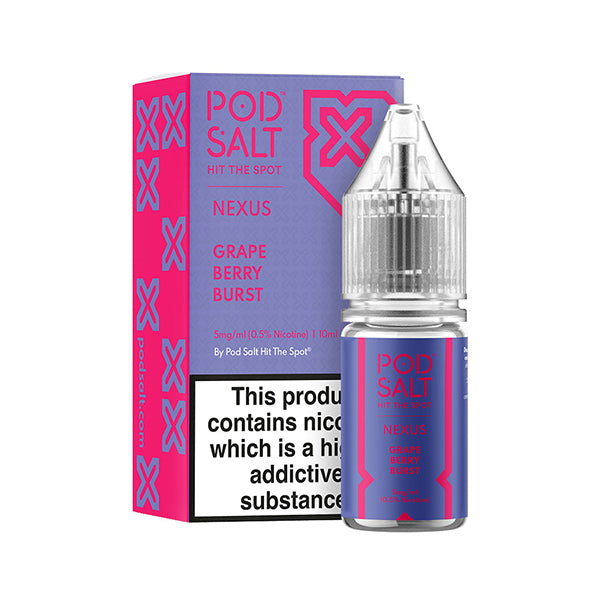 Grape Berry Burst Nic Salt by Pod Salt - Nic Salts UK