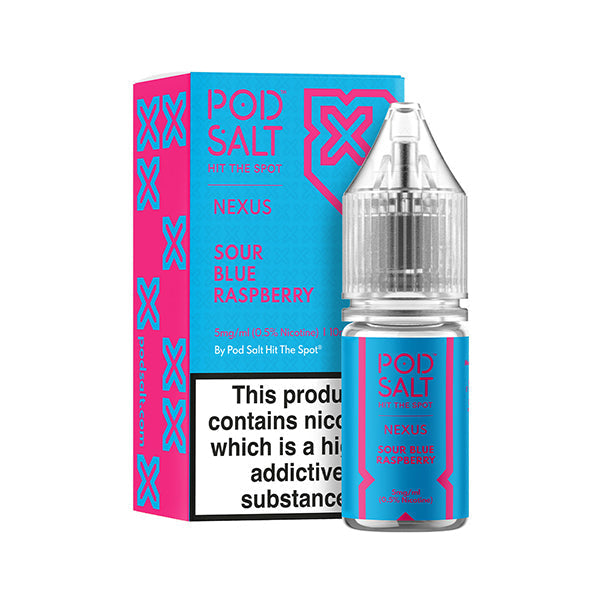 Sour Blue Raspberry Nic Salt by Pod Salt - Nic Salts UK