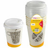 CaterGold SW Paper Cup w/Lid 12oz 6pk