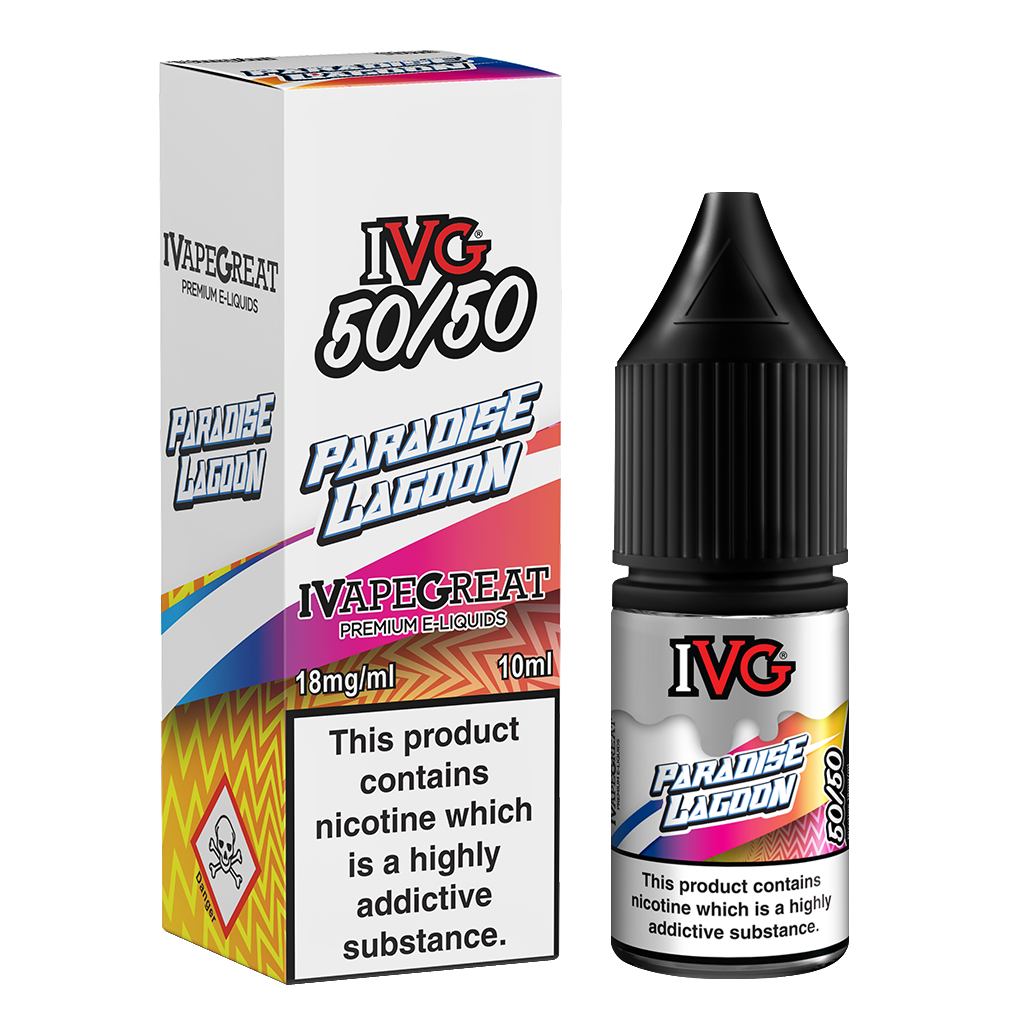 IVG Crushed 50/50 Paradise Lagoon 10ml E-Liquid