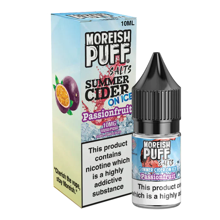 Moreish Puff Summer Cider on Ice 10ml Nic Salt 20mg